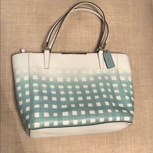 Coach canvas tote